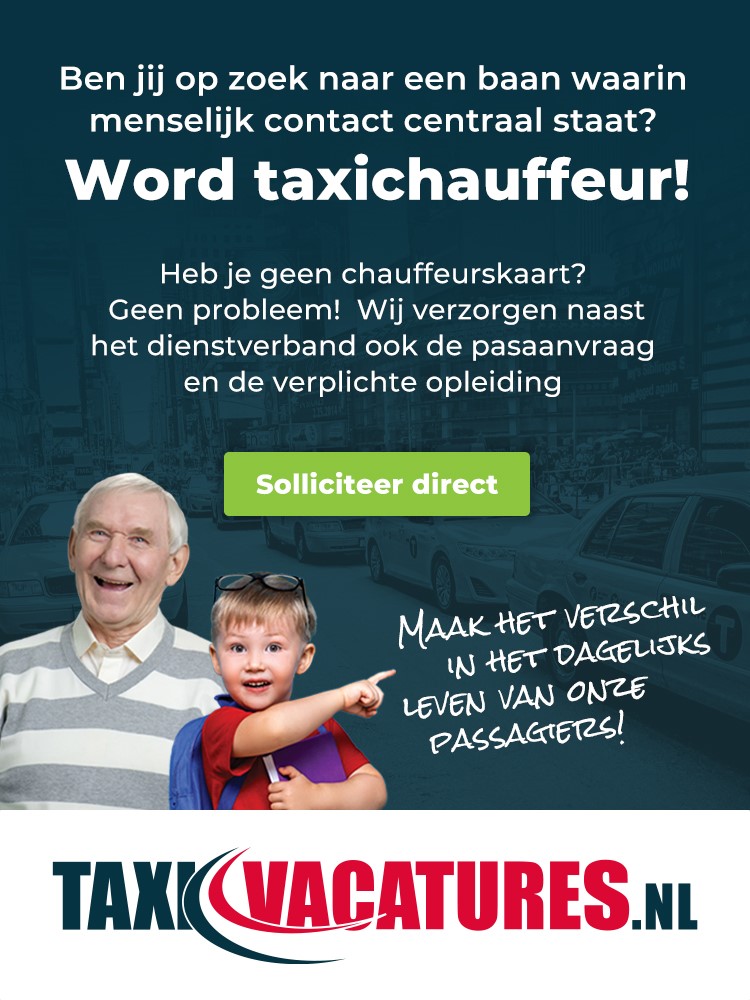 Taxiwerq zoekt taxichauffeurs