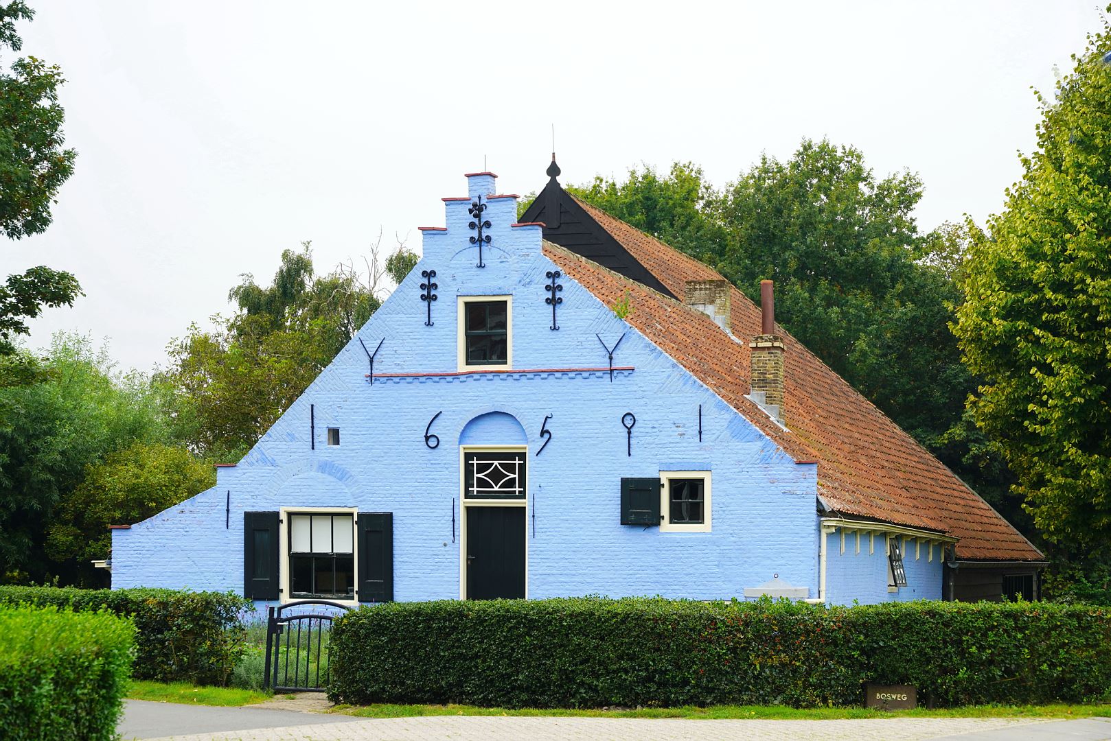Blauw huis Ouddorp