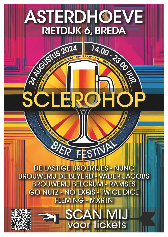 Klik op deze poster voor het Scleroderma Framed Beer Festival