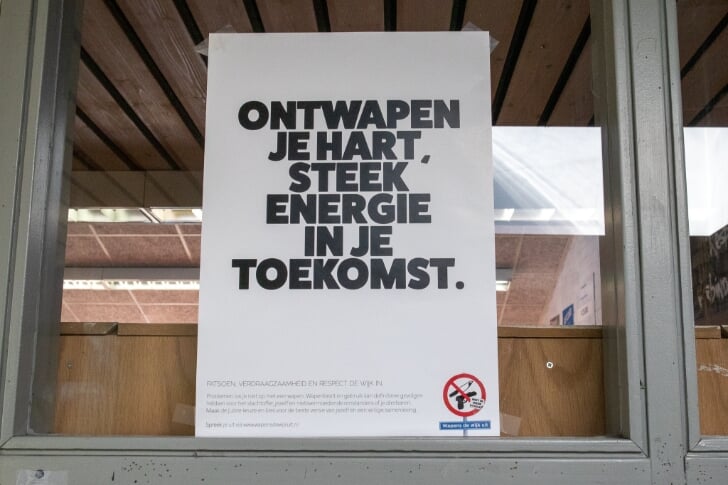 In Ontmoetingscentrum De Sleutel hangen ook verschillende posters - Foto: Maaike Rommens