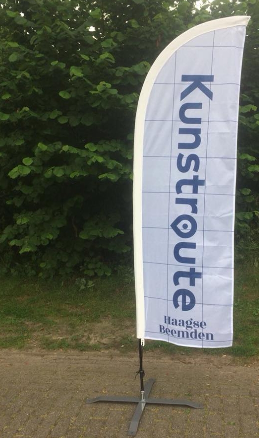 Beachflag Kunstroute Haagse Beemden 2018